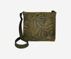Stylish Green Cork Perforated Shoulder Bag FC84L