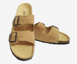 Cork Flat Slippers with Two Adjastable Straps 1585