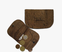 Men Light Brown Cork Coin Purse 1607-11