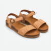 Flat Cork Sandals With Strap C1523 - Thumbnail Image 4