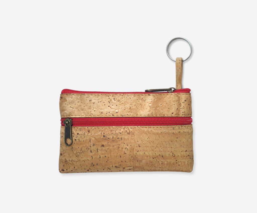 red key holder outside