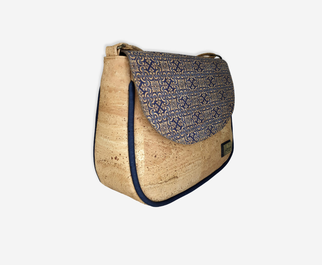 Vegan Crossbody Bag With Decorative Print 141 343
