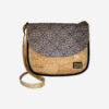 Vegan Crossbody Bag With Decorative Print 141