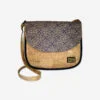 Vegan Crossbody Bag With Decorative Print 141