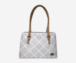 White Cork Bag With Two Compartments 1762