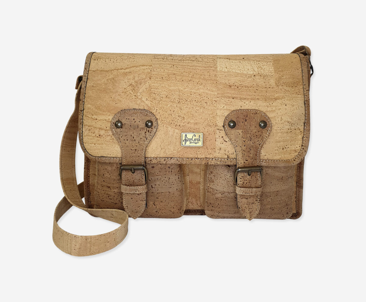 Classic Large Cork Messenger Bag