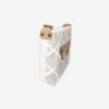 perforated white shoulderbag