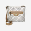 perforated white shoulderbag 101
