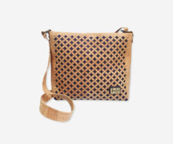 Unusual Perforated Cork Shoulder Bag FC84L