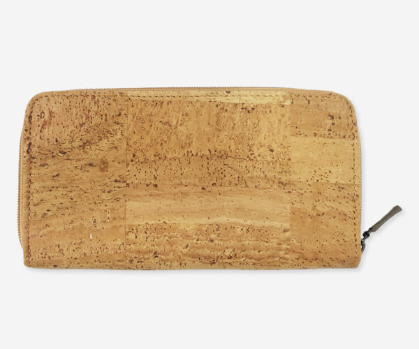Cork Wallet With Zip Around 1390