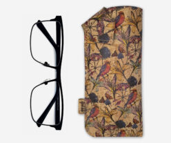 Simple Colorful Cork Glasses Case 215034