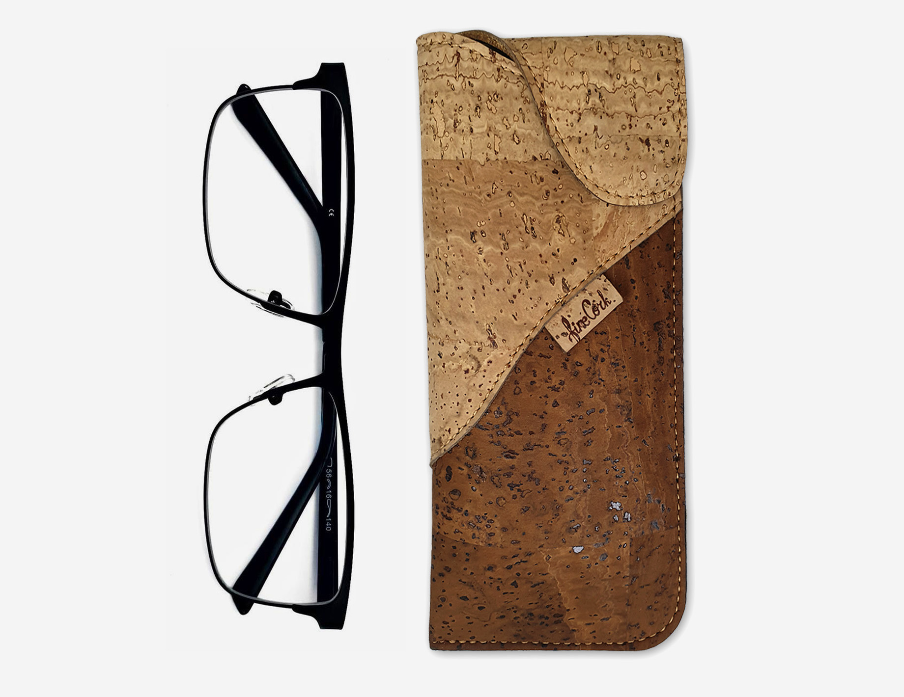 202115и4yyy Classic Cork Glasses Case for readin glasses 000/003 1