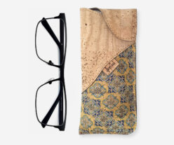 Colorful Flat Cork Glasses Case 686209
