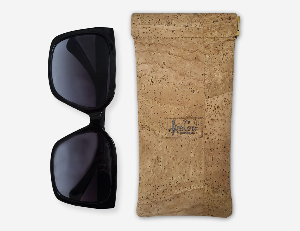 Classic Cork Glasses Case for sun glasses 000
