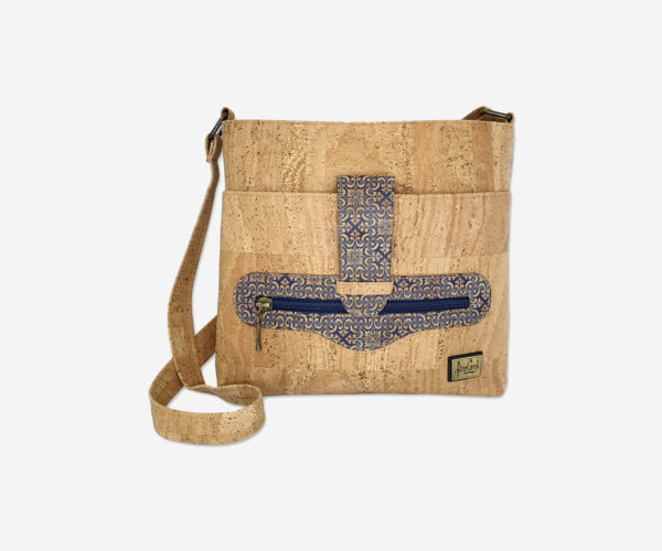 Cork Shoulder Bag With Small Front Pocket 2151016