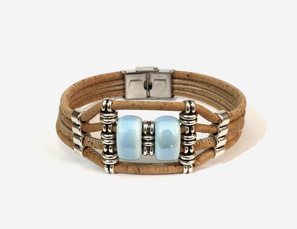Cork bracelet, bracelets, vegan ideas, sustainable fashion, Made in Portugal 44