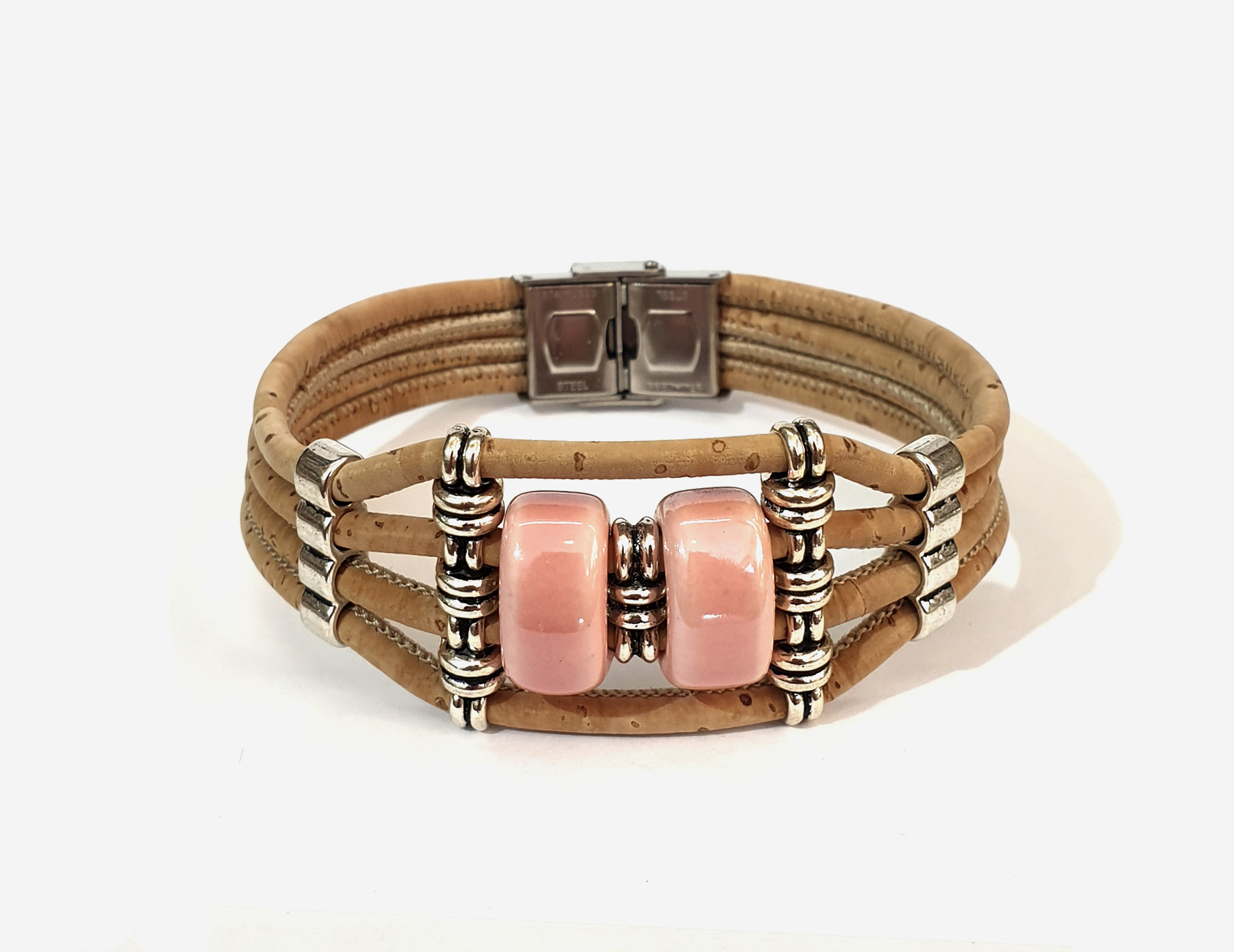 214t Cork bracelet, bracelets, vegan ideas, sustainable fashion, Made in Portugal 11