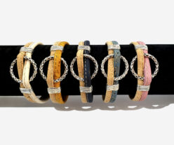 Colorful Cork Handmade Bracelet With Ring