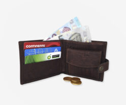 Small Brown Cork Wallet For Men