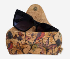 Multifunctional Cork Glasses Case With Print 0030C