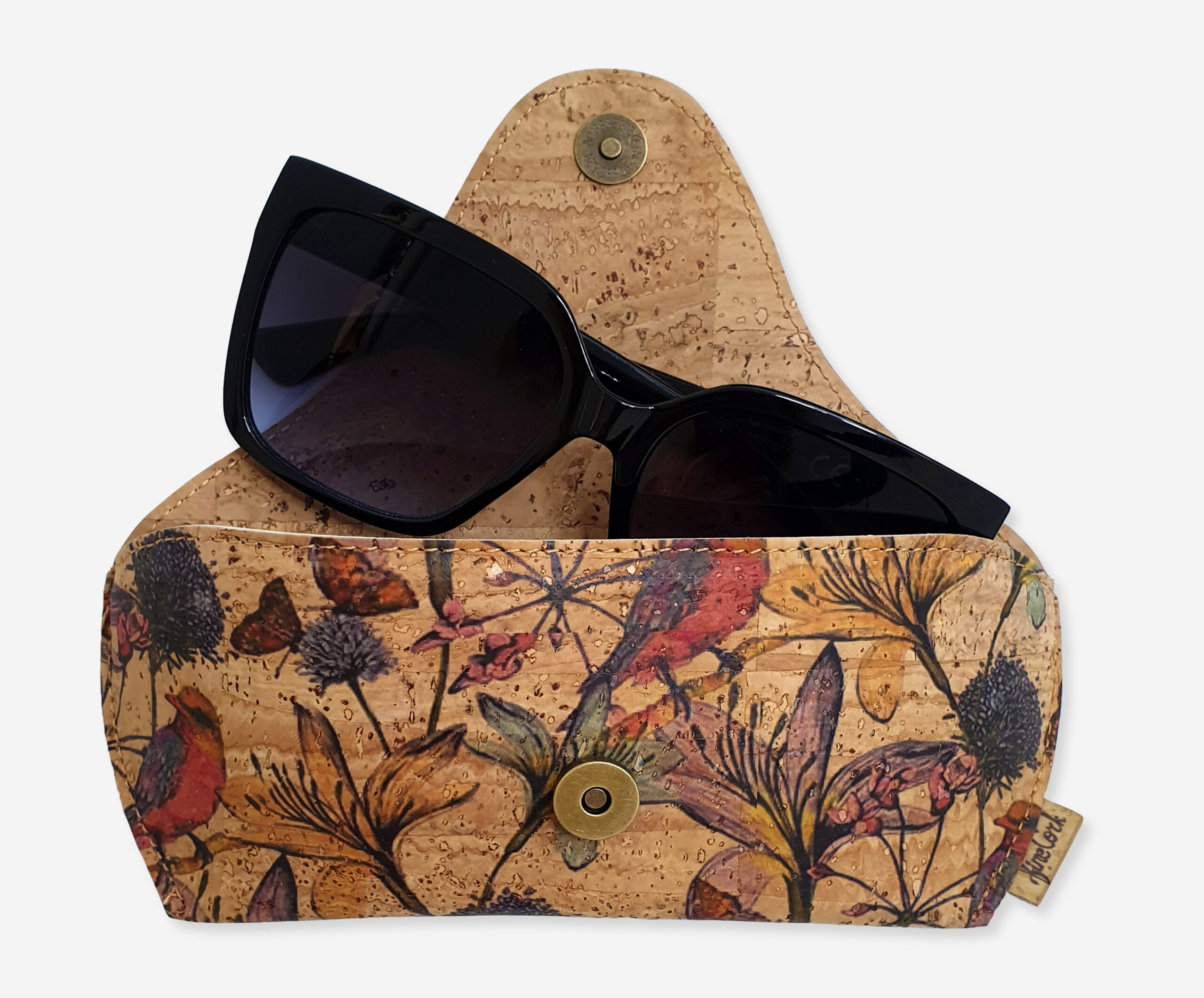 331 Classic Cork Glasses Case Birds