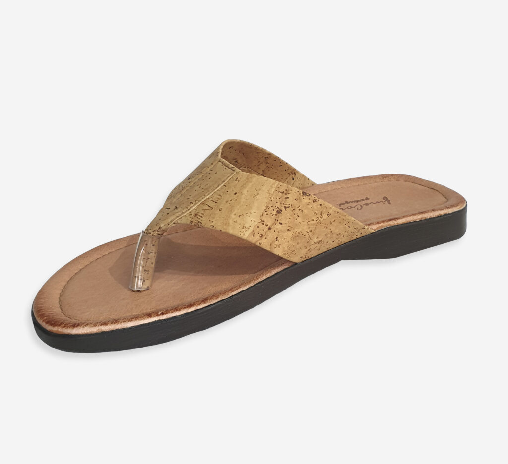 Men's Cork Slipper T-strap Open Toe 3