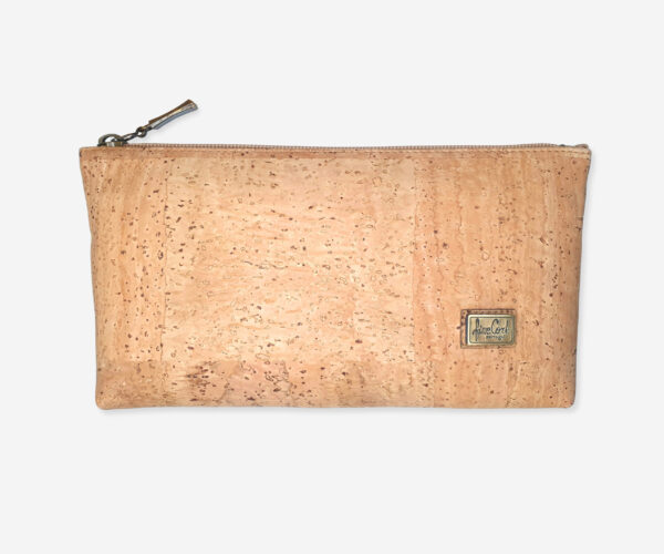 Long Cork Cosmetic Case With One Compartment 003C