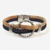 Cork bracelet, bracelets, vegan ideas, sustainable fashion, Made in Portugal blue color