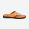 Men Cork Slippers With T-strap 01303 - Thumbnail Image 1
