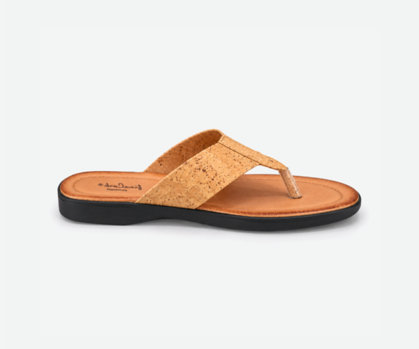 Men Cork Slippers With T-strap 01303