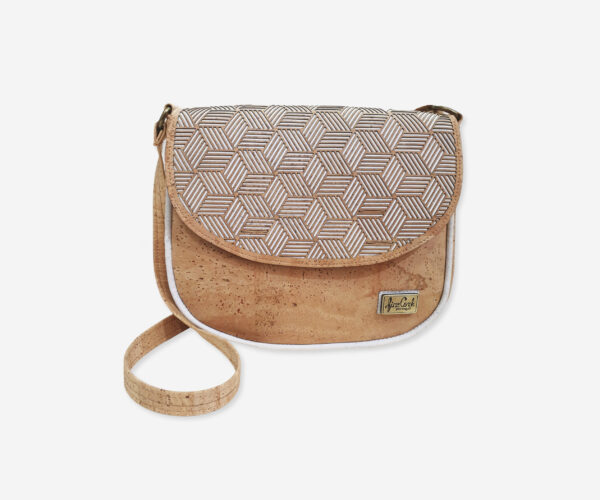 Cork Crossbody Bag With Perforated Effect 1666 L/3232