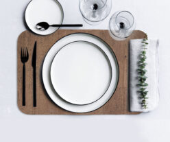Light Brown Cork Individual Placemat 12