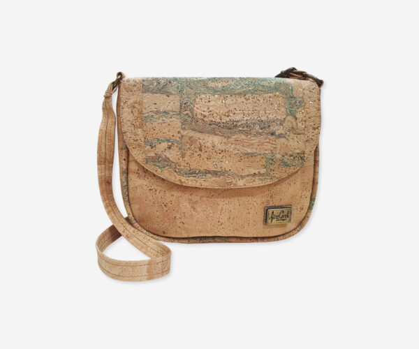 Compakt Cork Crossbody Bag Gold Color 1666