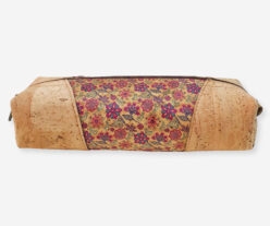 Cork Pensil Cace 1665 With Print Flower