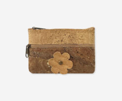 Cork Purse With Flower Accent 53051