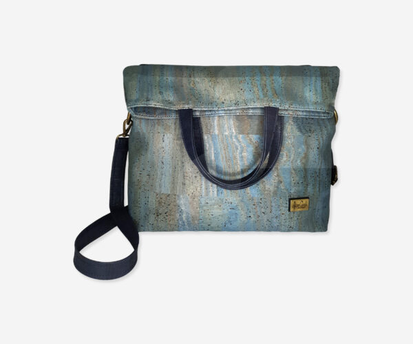 Universal Blue Cork HandBag 2in1 1741