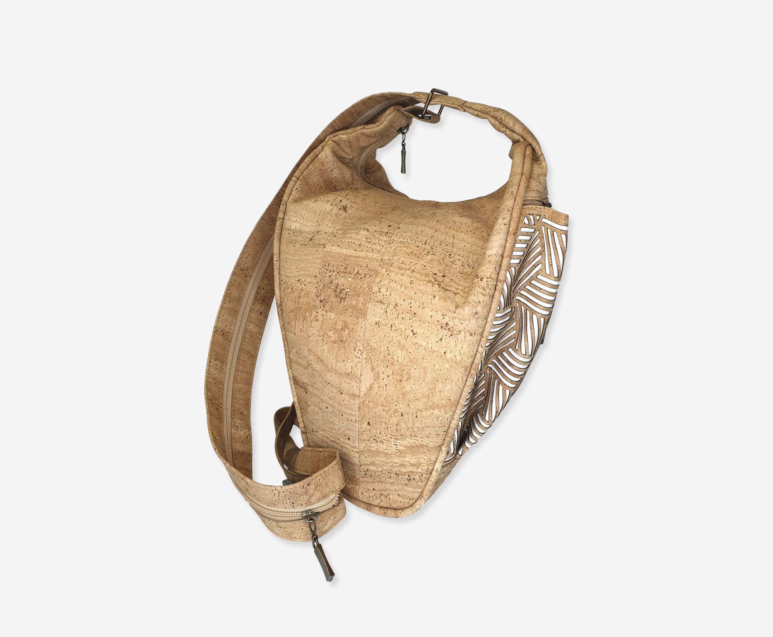 20211113_1558431444 Perforated White Cork Backpack 2 in 1 003