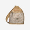 Perforated White Cork Backpack 2 in 1