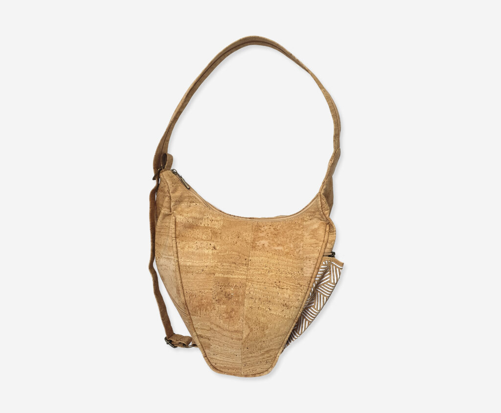 Perforated White Cork Backpack 2 in 1 001