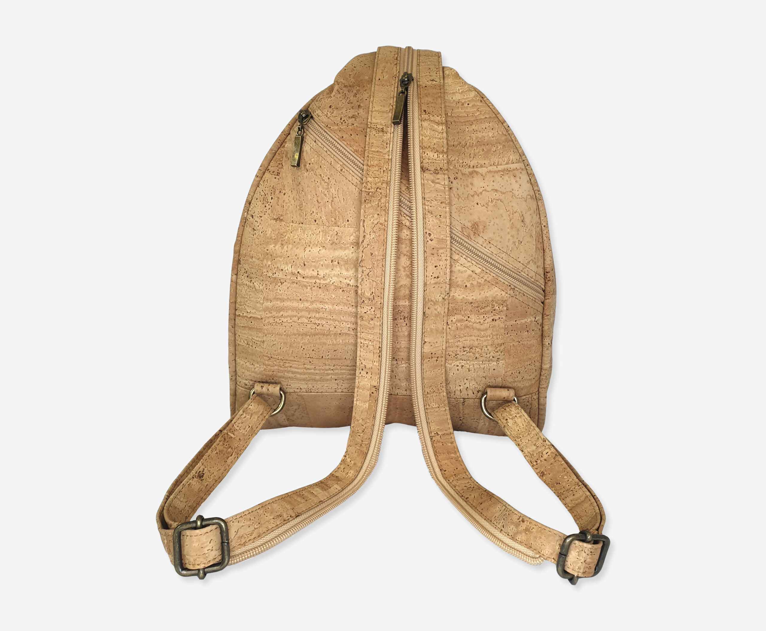 20211113_15584467 Perforated White Cork Backpack 2 in 1 004