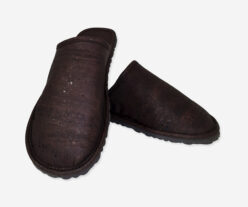 Comfortable Brown Cork Flat Home Slippers For Men