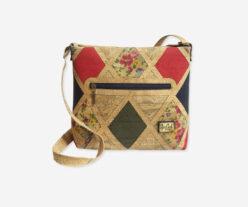 Red Cork Perforated Shoulder Bag 1725 LOS