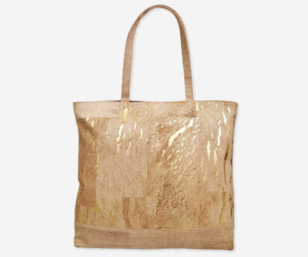 Cork Shopping Bag With Front Print 996