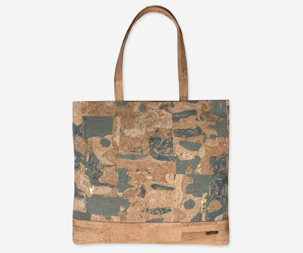 Cork Shopping Bag With Front Print Style “Tree” 996