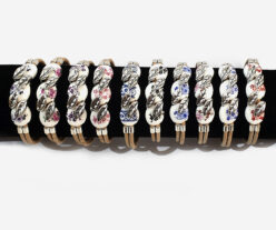 Vegan Handmade Bracelet With Ceramics Stones 27