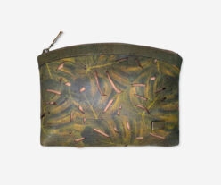 Stylish Green Big Cork MakeUp Bag 8188FL