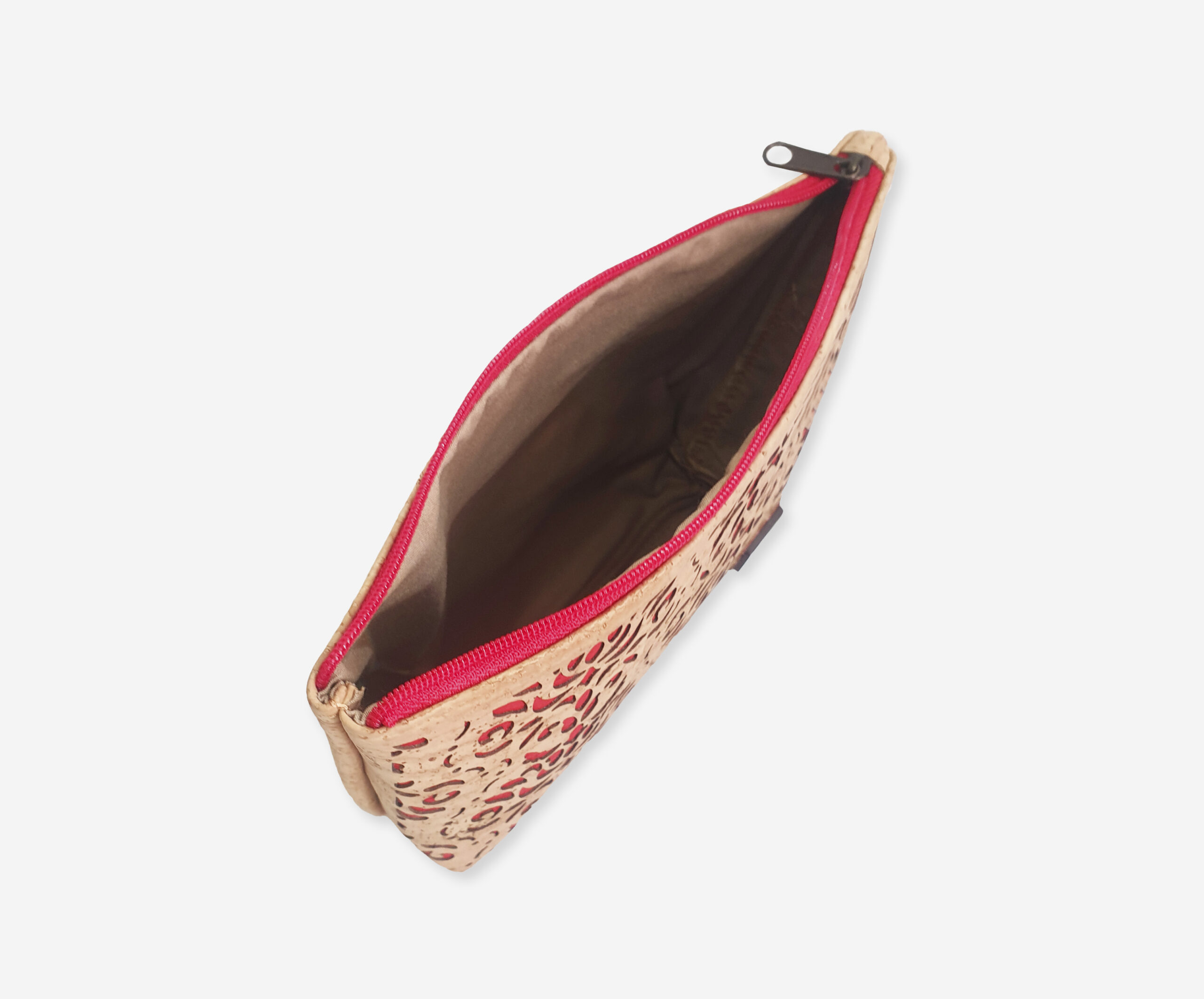 Vegan Cork Perforated MakeUp Bag Image 3