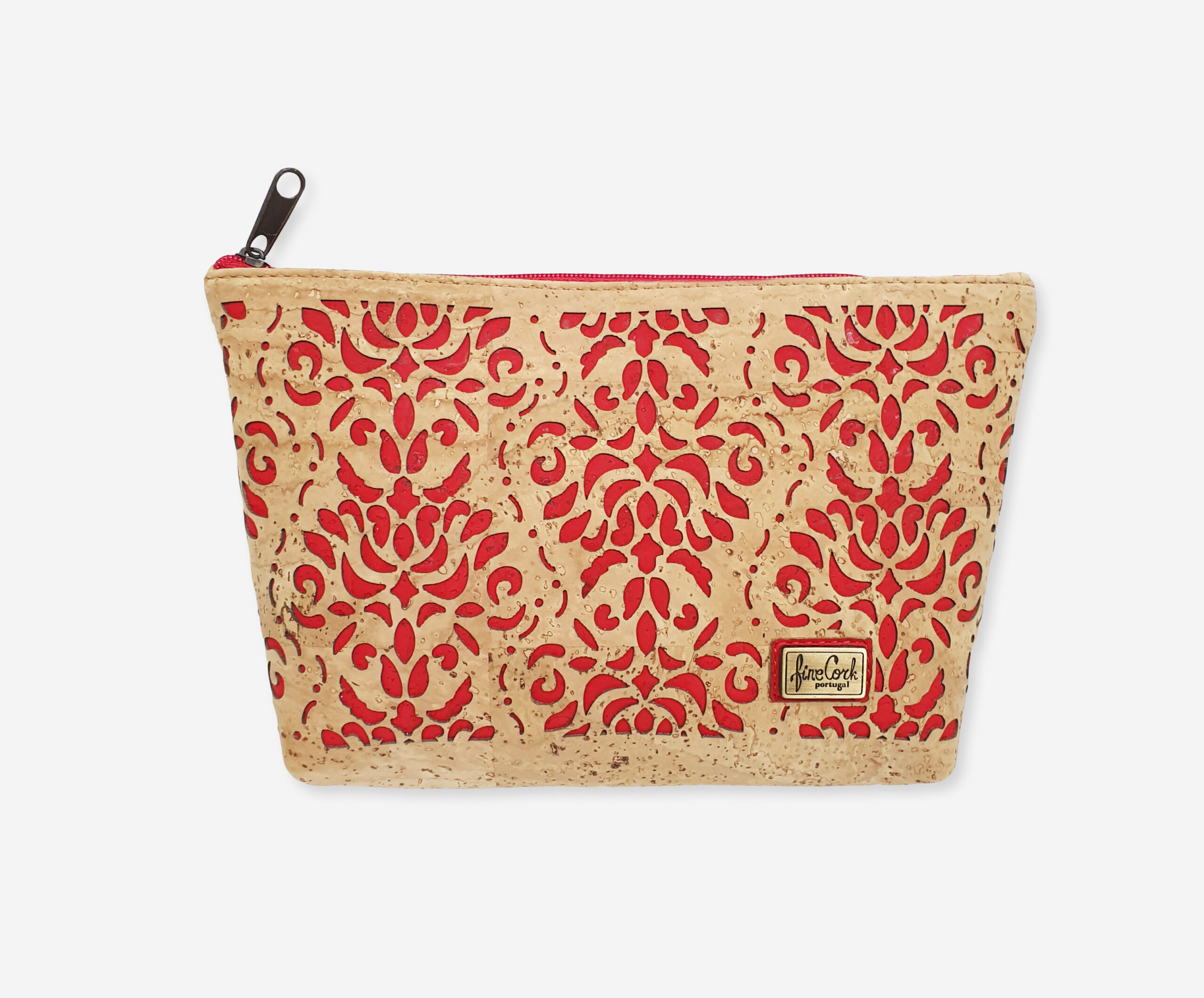 Vegan Cork Perforated MakeUp Bag Image 1