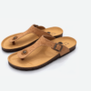 Men Cork Flat Slippers With Adjustable Strap 001 - Thumbnail Image 2