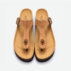 Men Cork Flat Slippers With Adjustable Strap 001 - Thumbnail Image 3